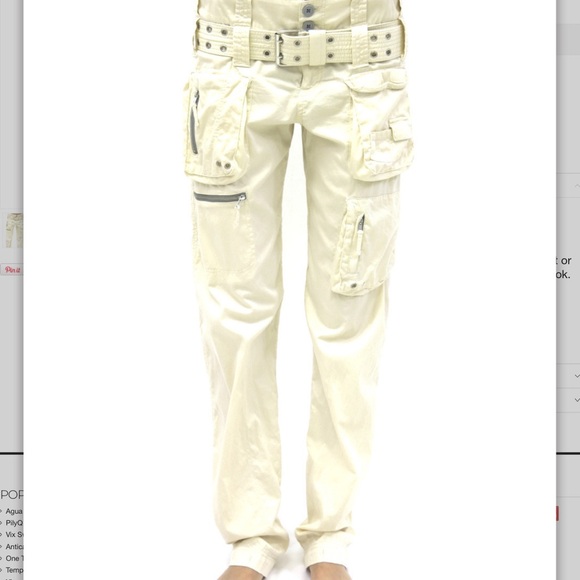 Pete & Greta by Johnny Was cargo pants - Picture 2 of 12